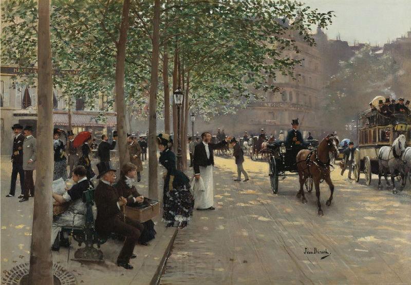 Jean Beraud Avenue Parisienne Germany oil painting art